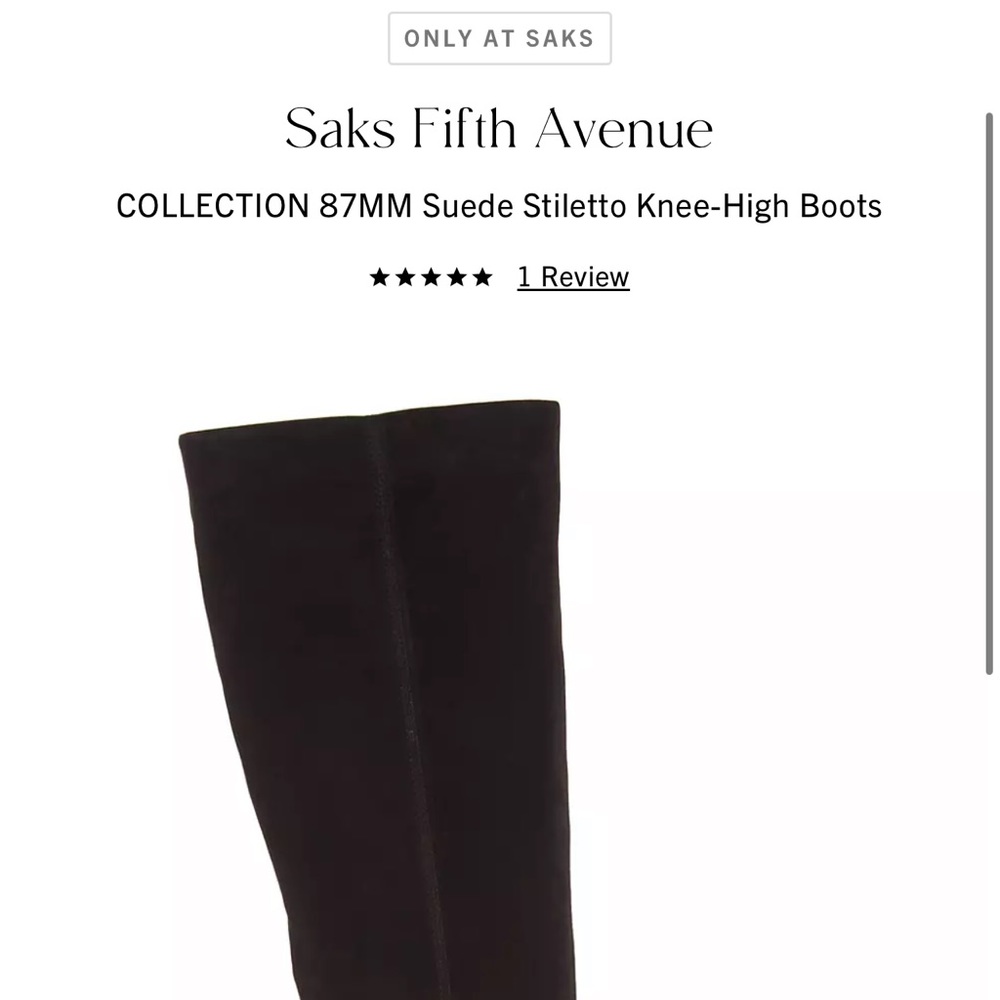 Never worn Saks Collection Boots